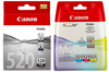 Canon Original PGI-520 & CLI-521 Ink Cartridges Bundle