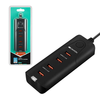 Canyon 4.2A 4-Port Mains to USB Charging Adapter