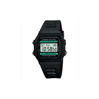 Casio Collection W-86-1VQES Mens Water Resistant Digital Wrist Watch - Black