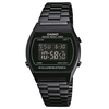 Casio Digital LCD Watch with Chrono,  Multi Alarm,  Timer etc Black Stainless Strap - B640WB-1BEF