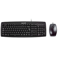 Cherry J82-M5450KIT Business K-1 USB Keyboard & PowerWheel Optical USB Mouse (Black)