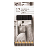 Chiltern Wove Charcoal Colouring Pencils 12PK