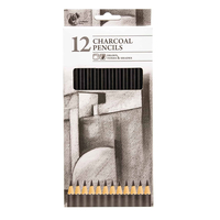 Chiltern Wove Charcoal Colouring Pencils 12PK