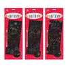 Christmas Scraper Rainbow Foil Santa,  Snowman & Friends - Set of 3