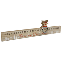 Christmas Wooden Reindeer Advent Countdown Calendar