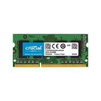 Crucial 4GB DDR3L 1600 MHz (PC3-12800) CL11 Unbuffered SODIMM 240pin 1.35V Single Ranked Memory Module