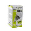 Ecolight GLS B22 7W Frosted Non-Dimmable Warm White LED Bulb: 60W Equivalent