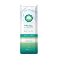 Elysium Spa Fragranced Bath Fizz Bar - Aloe Vera & Jasmine