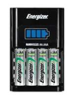 Energizer 1 Hour AAA and AA Battery Charger with 4 x AA Rechargeable Batteries 2300mAh