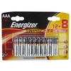 Energizer Ultra + AAA LR03 MN2400 Alkaline Batteries - Value 20 Pack - *DATED 03/2017*