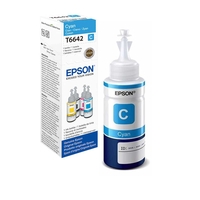 **eol** Epson Original T6642 Ecotank Ink 70ml Bottle - CYAN