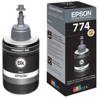 **EOL** Epson Original T7741 Ecotank 140ml Pigment Ink Bottle - BLACK