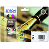 Epson Original 16XL T1636 Pen and Crossword 32.4ml Extra Value 4 Cartridge Multipack