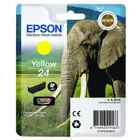 Epson Original 24 T2424 Elephant Ink Cartridge 4.6ml Yellow