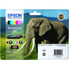 Epson Original 24 T2428 Elephant 29.1ml Extra Value 6 Cartridge Multipack