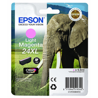 Epson Original 24XL T2436 Elephant Ink Cartridge 9.8ml Light Magenta