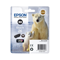 Epson Original 26 T2611 Polar Bear Ink Cartridge 4.7 ml Photo Black