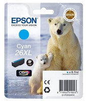 Epson Original 26XL T2632 Polar Bear Ink Cartridge 9.7ml Cyan