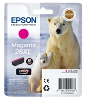 Epson Original 26XL T2633 Polar Bear Ink Cartridge 9.7ml Magenta