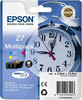 Epson Original 27 T2705 Alarm Clock 10.8ml Extra Value 3 Colour Multipack