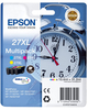 Epson Original 27XL T2715 Alarm Clock 31.2ml Extra Value 3 Colour Multipack