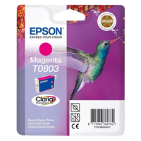 Epson Original T0803 Hummingbird Ink Cartridge 7.4ml Magenta