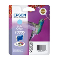 Epson Original T0805 Hummingbird Ink Cartridge 7.4ml Light Cyan