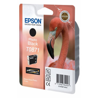 Epson Original T0871 Flamingo Ink Cartridge 11.4ml Photo Black