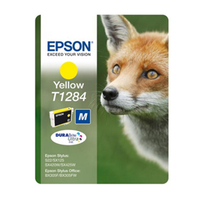 Epson Original T1284 Fox Ink Cartridge 3.5ml Yellow