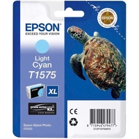 Epson Original T1575 XL Turtle Ink Cartridge 25.9ml Light Cyan