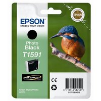 Epson Original T1591 Kingfisher Ink Cartridge 17ml Photo Black