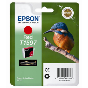 Epson Original T1597 Kingfisher Ink Cartridge 17ml Red