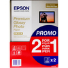 Epson Paper S042169 Premium Glossy Photo Paper 255g/m² 15 Sheets(x2) A4 - BOGOF