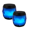 EvoDX BT 4.0 Speaker LED Multi-colour with TWS Feature and Handsfree Mic - Blue - Value Twin Pack