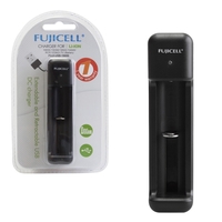 Fujicell USB Multi Lithium-Ion IMR Battery Charger for 18650,  18500,  18490,  18350,  14500 & RCR 123A etc.