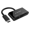 Gembird USB Type-C Card Reader - Black