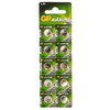 GP LR44 (AG13 / SG13 / SR44 / A76 / S76 / EPX76) Alkaline Battery - 10 Pack