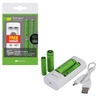 GP Power Bank Charger U211 with 2 ReCyko+ AA and 2 ReCyko+ AAA - Ref. GPRHOU211032