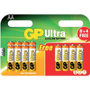 GP Ultra AA Alkaline Batteries - (8+4) 12 PACK