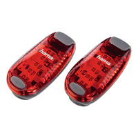 Hama LED safety clamp lights,  red,  set of 2