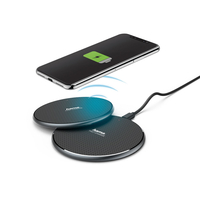 Hama QI-FC10 Wireless Charger Set of 2 - Black