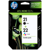 HP Original 21 + 22 Combo Pack Black and Tri-Colour