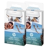 HP ZINK Photo Paper for HP Sprocket Mini Printer Size 2" x 3" Sticky Backed - 40 Sheet Pack