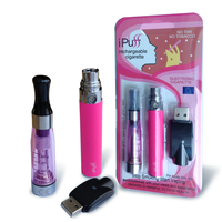 iPuff e-cigarette Starter Kit with Atomiser,  rechargeable battery - Pink