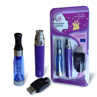 iPuff e-cigarette Starter Kit with Atomiser,  rechargeable battery - Purple