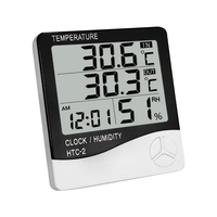 Kingavon Indoor LCD Digital Thermometer and Hygrometer / Humidity Meter