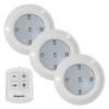 Kingavon Set of 3 Wireless Remote Controlled LED Light Units. Includes Remote Controller