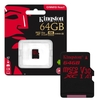 Kingston Canvas React Micro SD SDXC Memory Card 100MB/s UHS-1 U3 A1 V30 Class 10 - 64GB