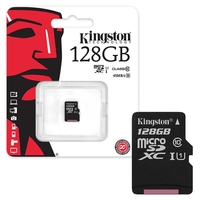 Kingston Micro SD Micro SDXC Memory Card Class 10 45MB/s -128GB