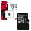 Kingston Micro SD SDHC Memory Card 45MB/s Class 10 UHS-1 - 16GB